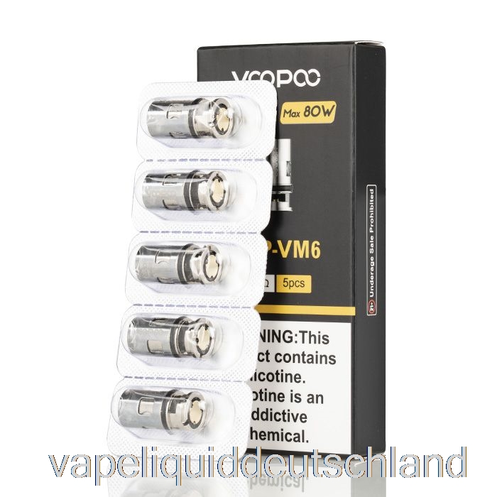 Voopoo PNP-Ersatzspulen 0,15 Ohm PNP-VM6 Mesh-Spulen Vape Liquid